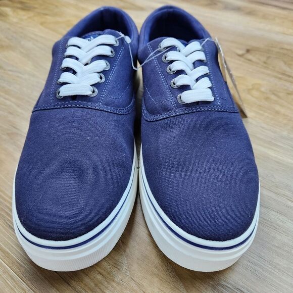 🔹️NWT Chaps Blue Chace Canvas Lace-up Sneakers Men's 10 - Picture 5 of 13